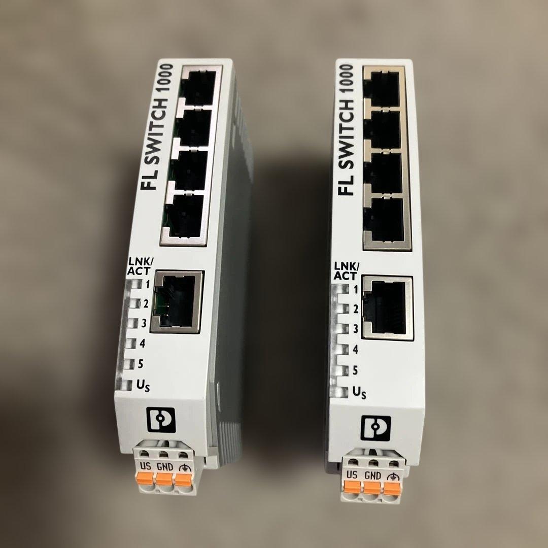 薄型イーサネットスイッチ　FL SWICH 1005N 2点