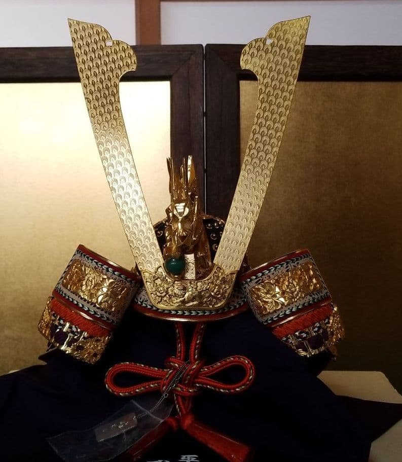 五月人形　平安武久作　兜飾り