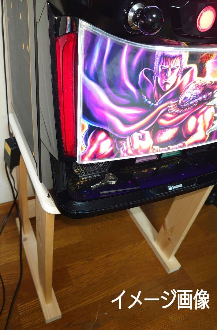 【累積247台目】パチスロを置く台・1台用シンプルスタンド★コンパクト型⑨