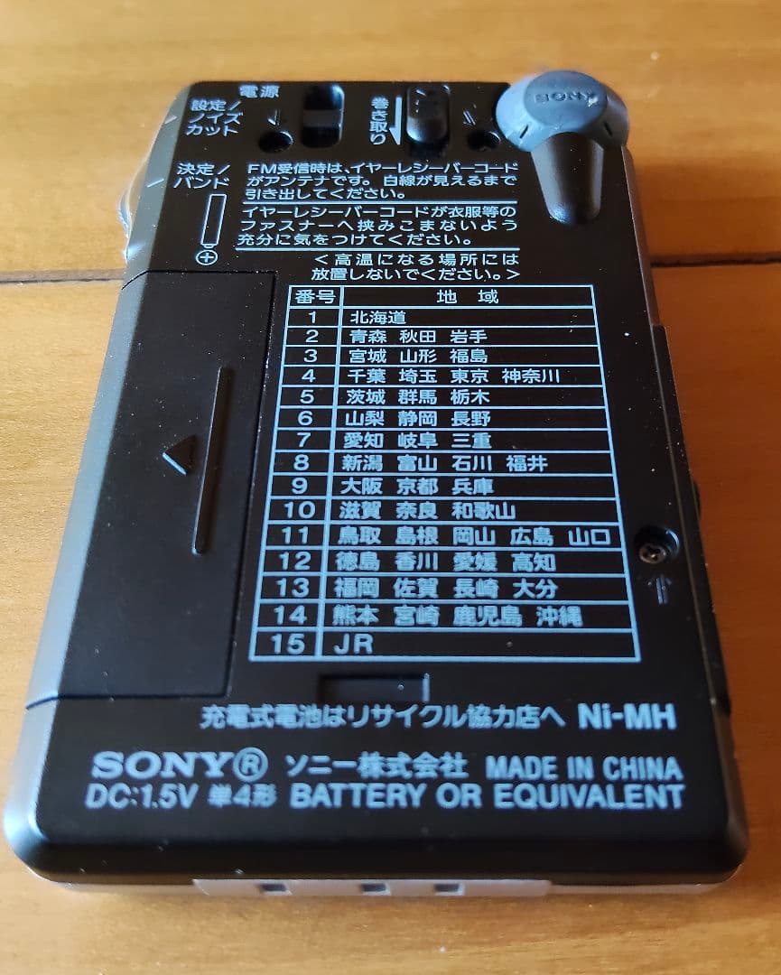 箱入の美品です！SONY ICF-R351 FM/AM PLLラジオ 動作確認済