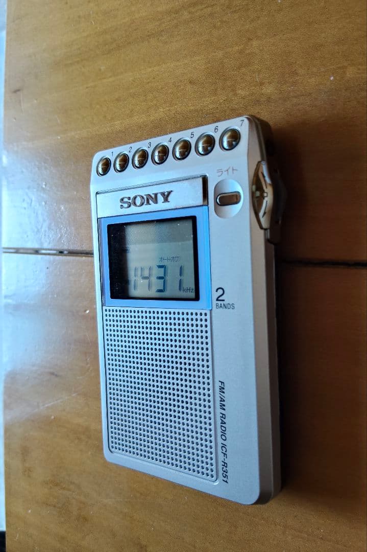 箱入の美品です！SONY ICF-R351 FM/AM PLLラジオ 動作確認済