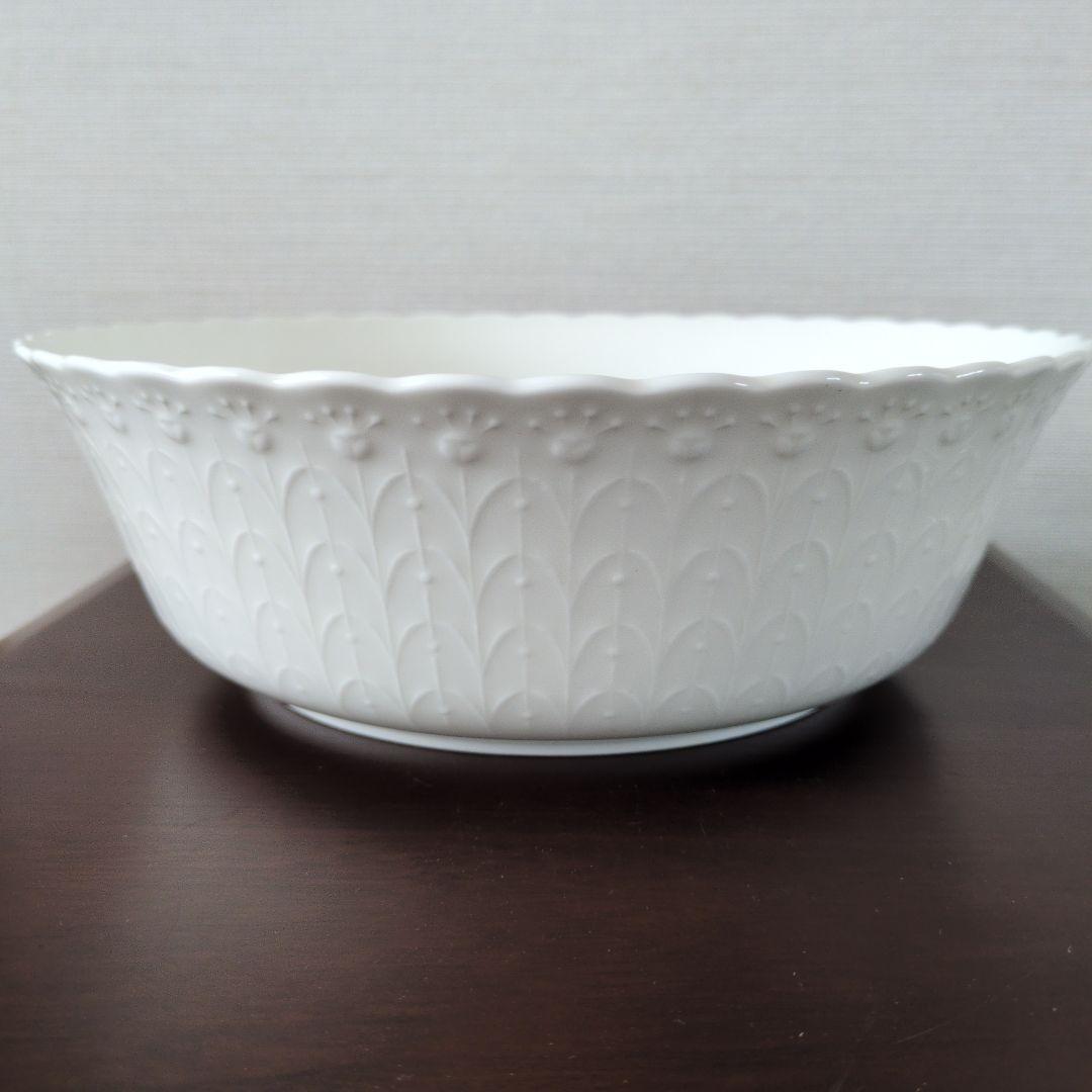 【未使用】NARUMI ボーンチャイナ シルキーホワイト ボウル＆小皿5枚セット