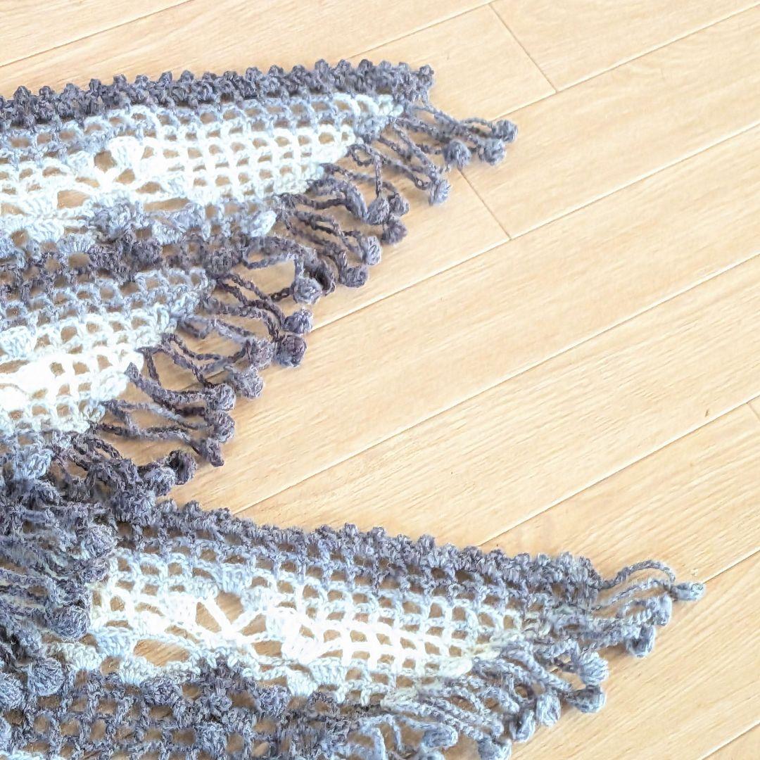 Alizeアンゴラゴールドバティック　グレーグラデーション