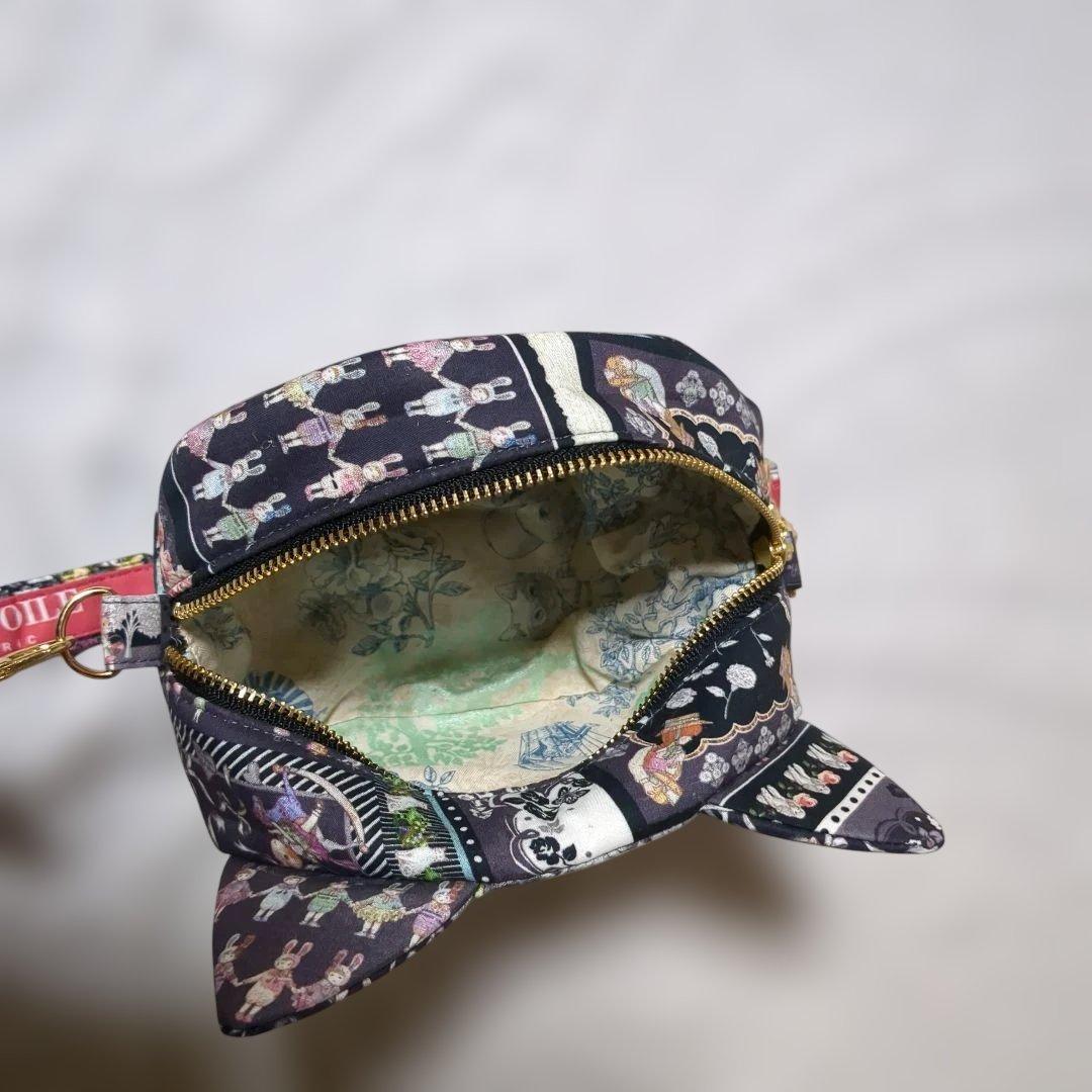 専用…ジョリーフルールマイリトルテイラー 幸せのハンカチーフ柄…コロンと猫ポーチ