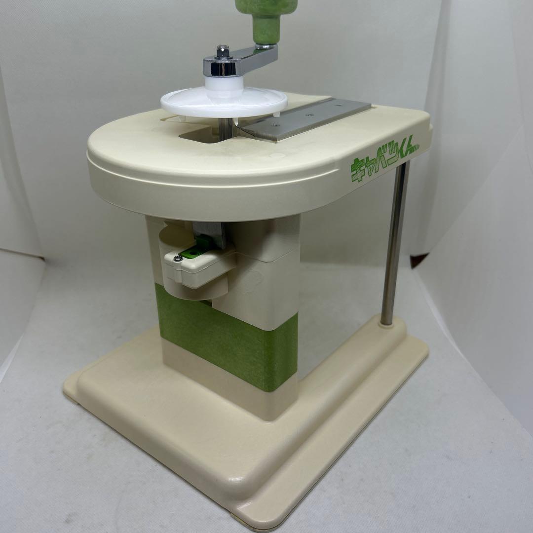 新品　キャベツくん 本体 手動 千切り スライサー 新品交換替刃3枚付 千葉工業