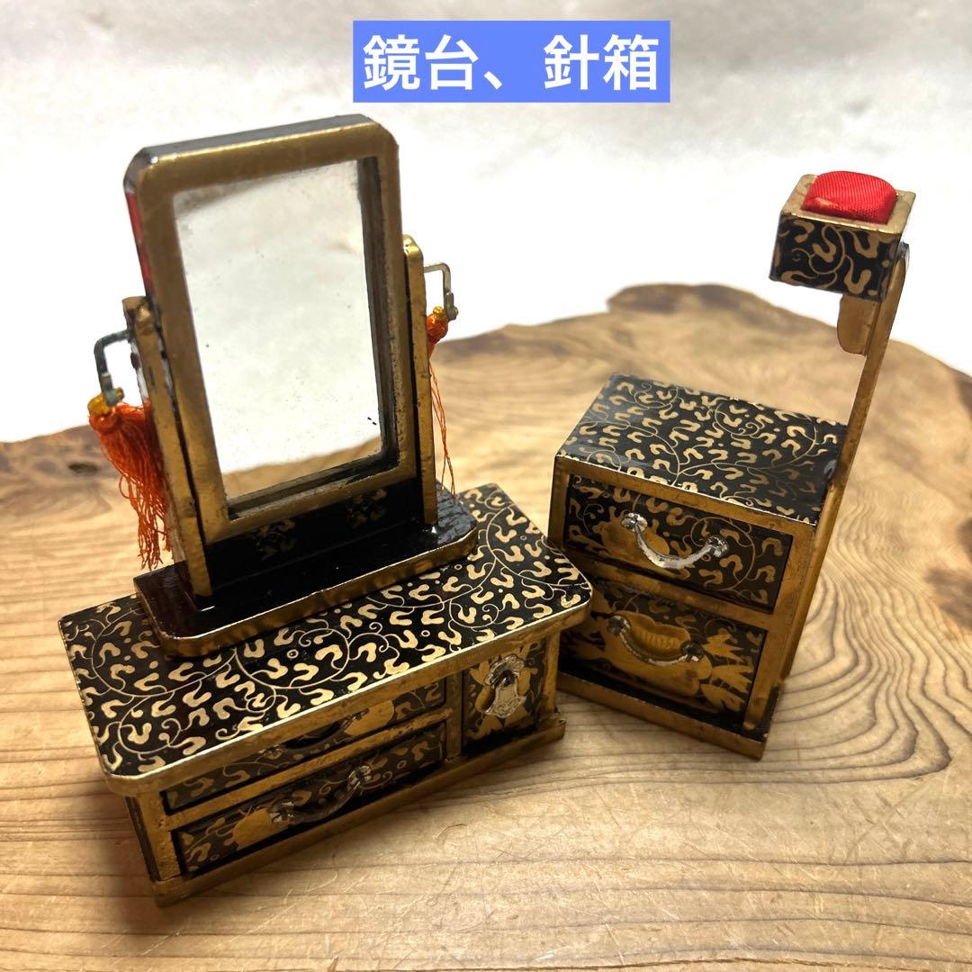 アンティーク　昭和レトロ　木製雛道具　木製雛人形道具　雛飾り　雛祭り　桃の節句