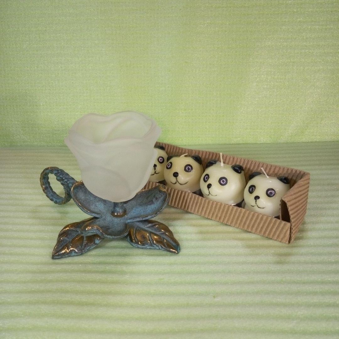 花形キャンドルホルダー　ティーライトキャンドル　花形