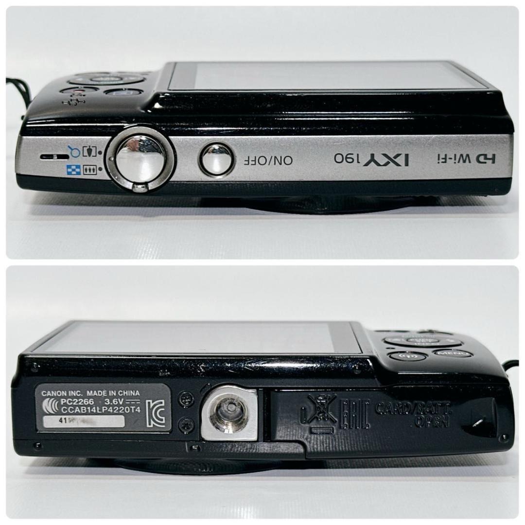 Canon IXY イクシー 190 Wi-Fi ブラック 動作品 コンデジ
