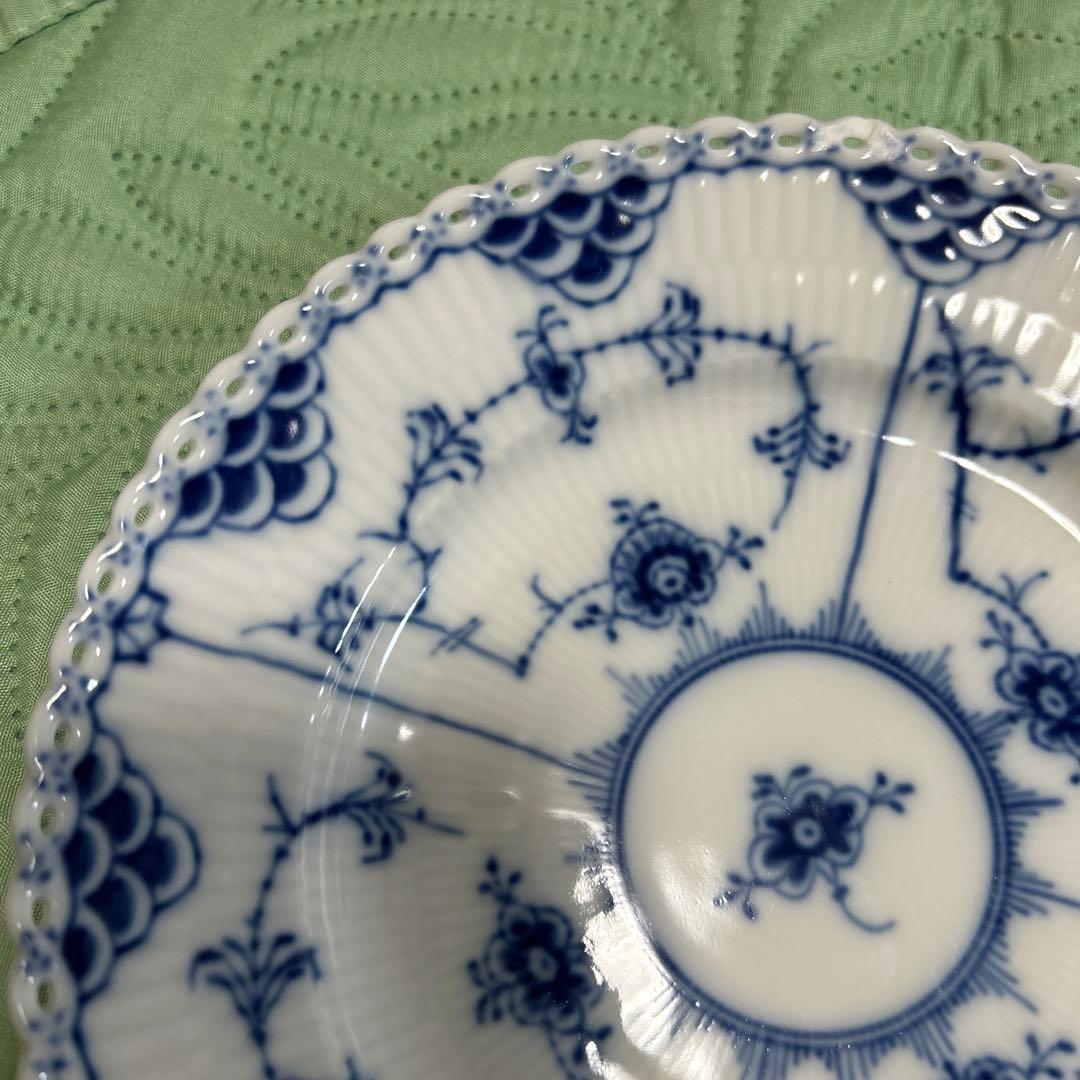 ロイヤルコペンハーゲン　リブデザインプレート