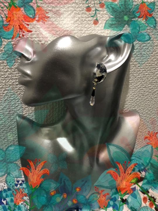 かるはさん専用♡monotoneかすみ草 ピアス イヤリング