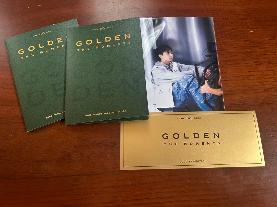 ジョングク GOLDEN THE MOMENTS 入場特典&ポストカード