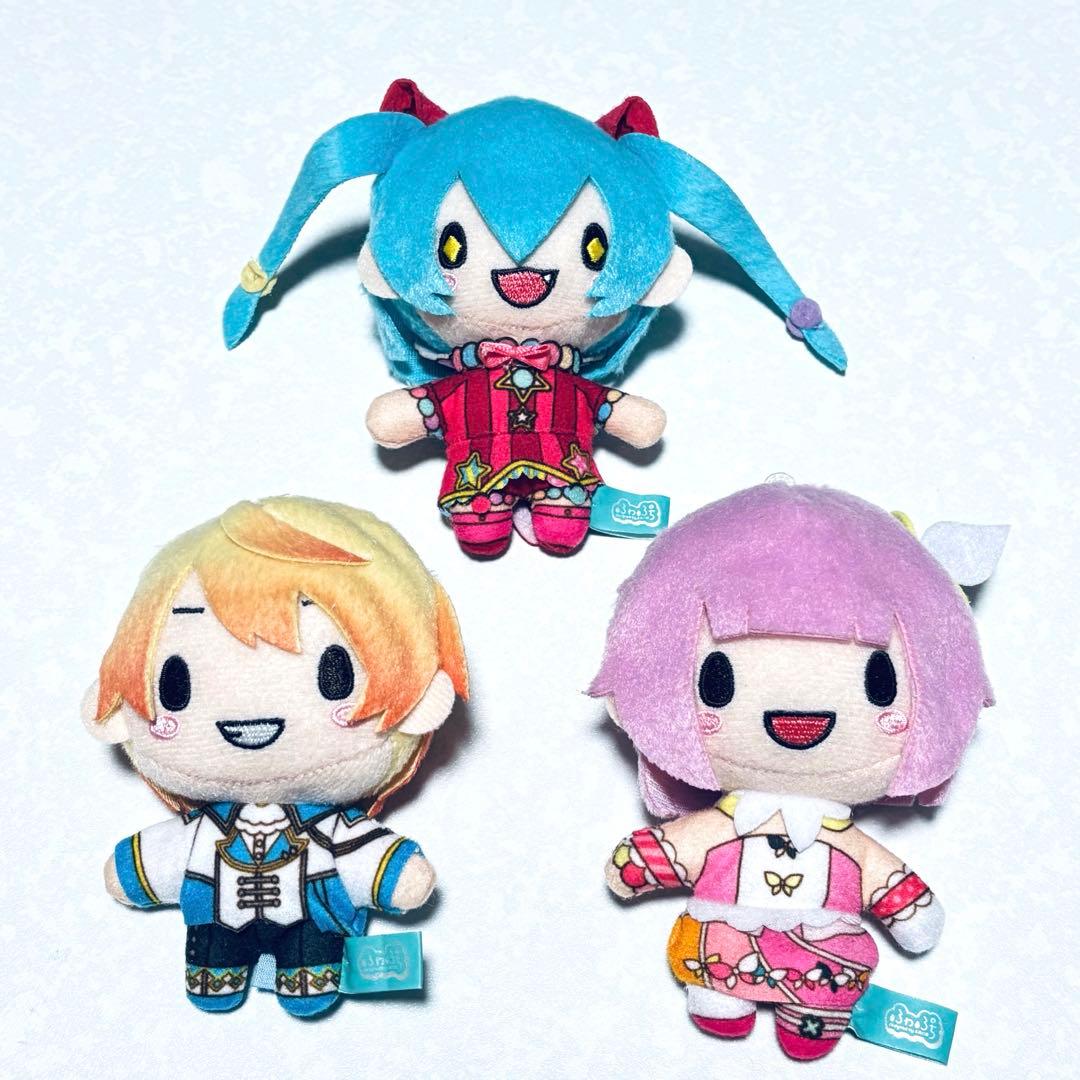 プロセカ ワンダショ ふわぷちマスコット 司 えむ 寧々 類 ミク ぬいぐるみ