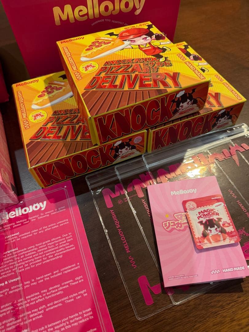 メロジョイ 大福 ピザのお届け 6個セット 未開封 シュリンク付き パウダー 袋