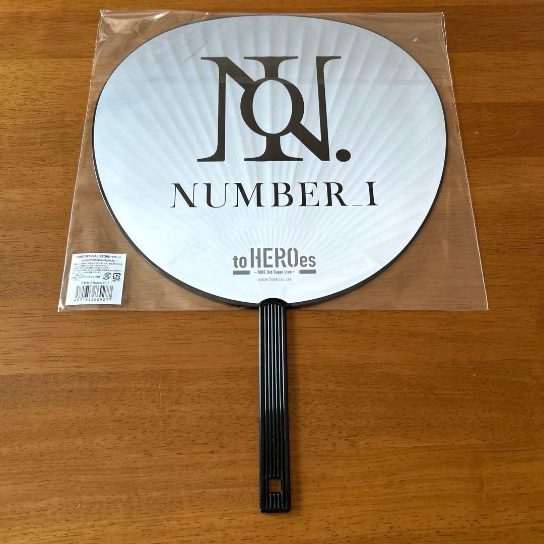 ☆新品 Number_i to HEROes 3rd 団扇 バングルライト