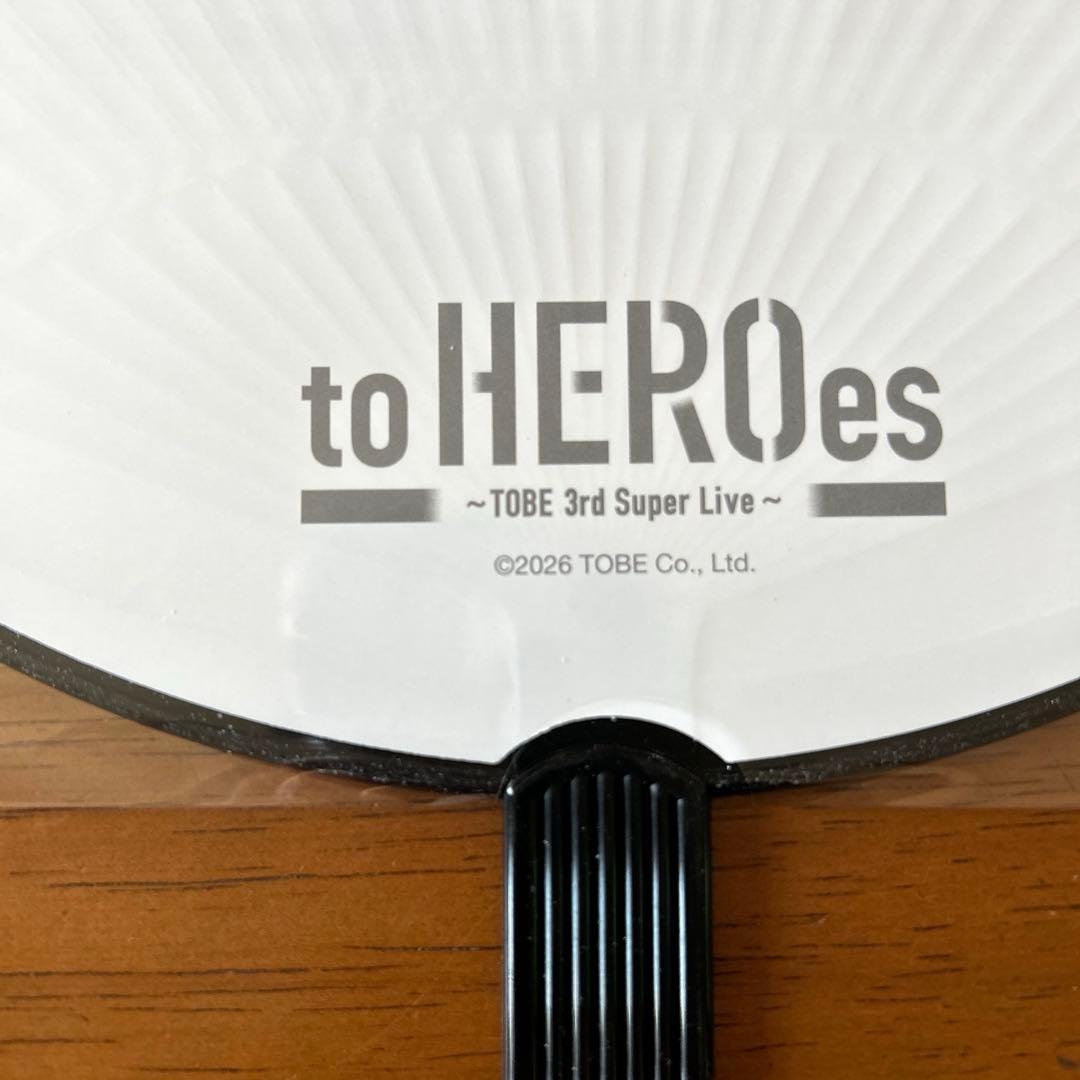 ☆新品 Number_i to HEROes 3rd 団扇 バングルライト