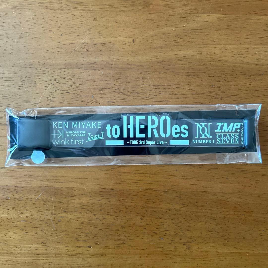 ☆新品 Number_i to HEROes 3rd 団扇 バングルライト