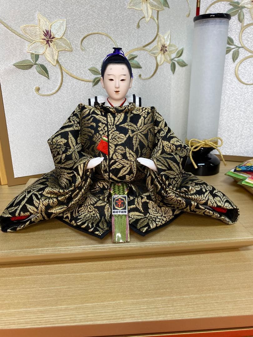 東京久月　人形師　光園作　雛人形　親王飾り・作家者・お子様の名前プレート付