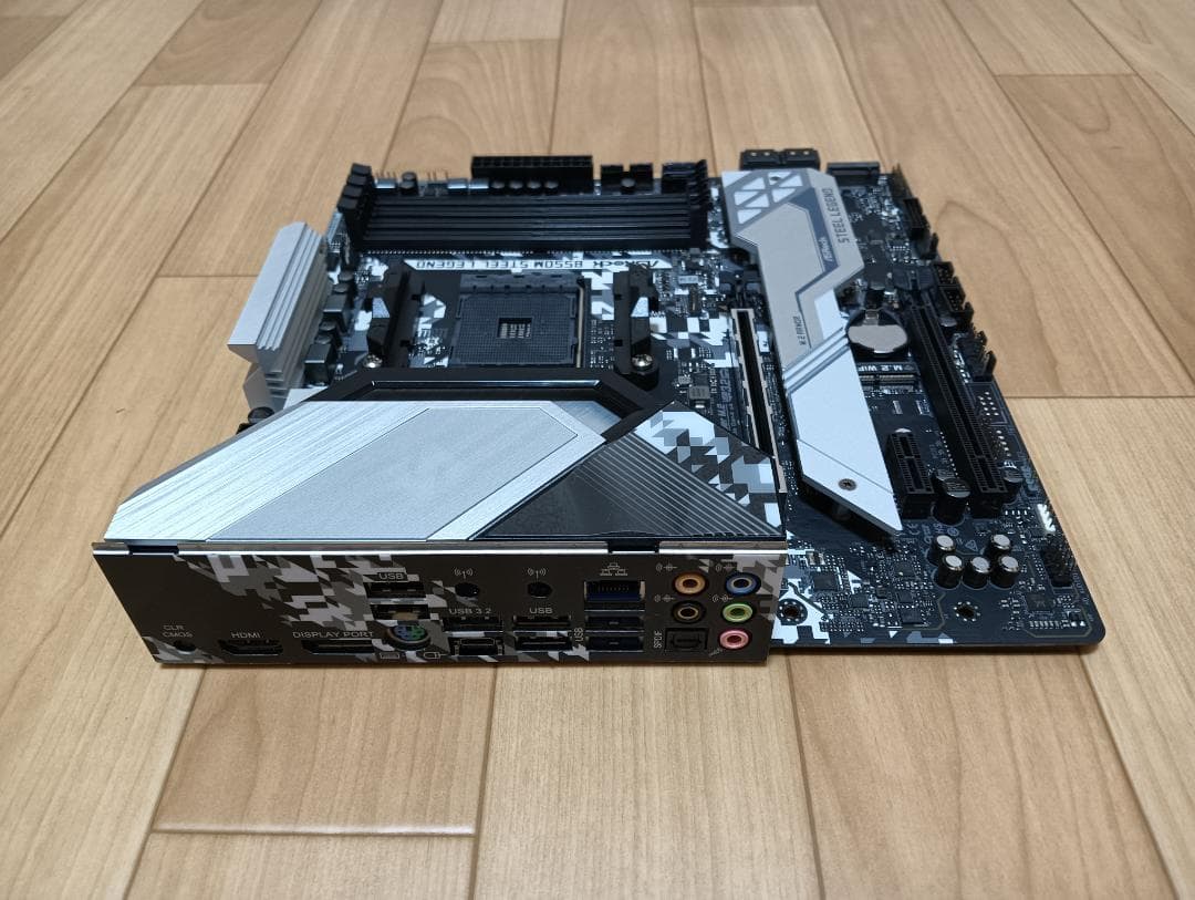 ASRock B550M STEEL LEGEND マザーボード（付属品あり）