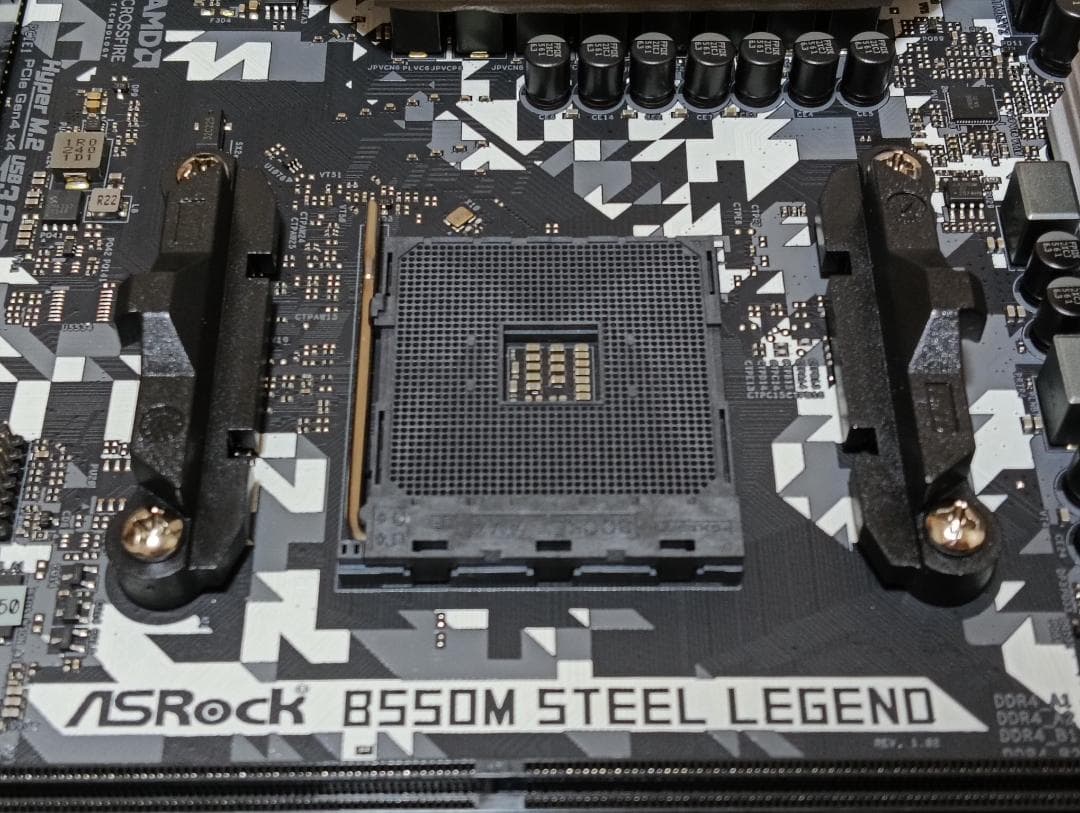 ASRock B550M STEEL LEGEND マザーボード（付属品あり）
