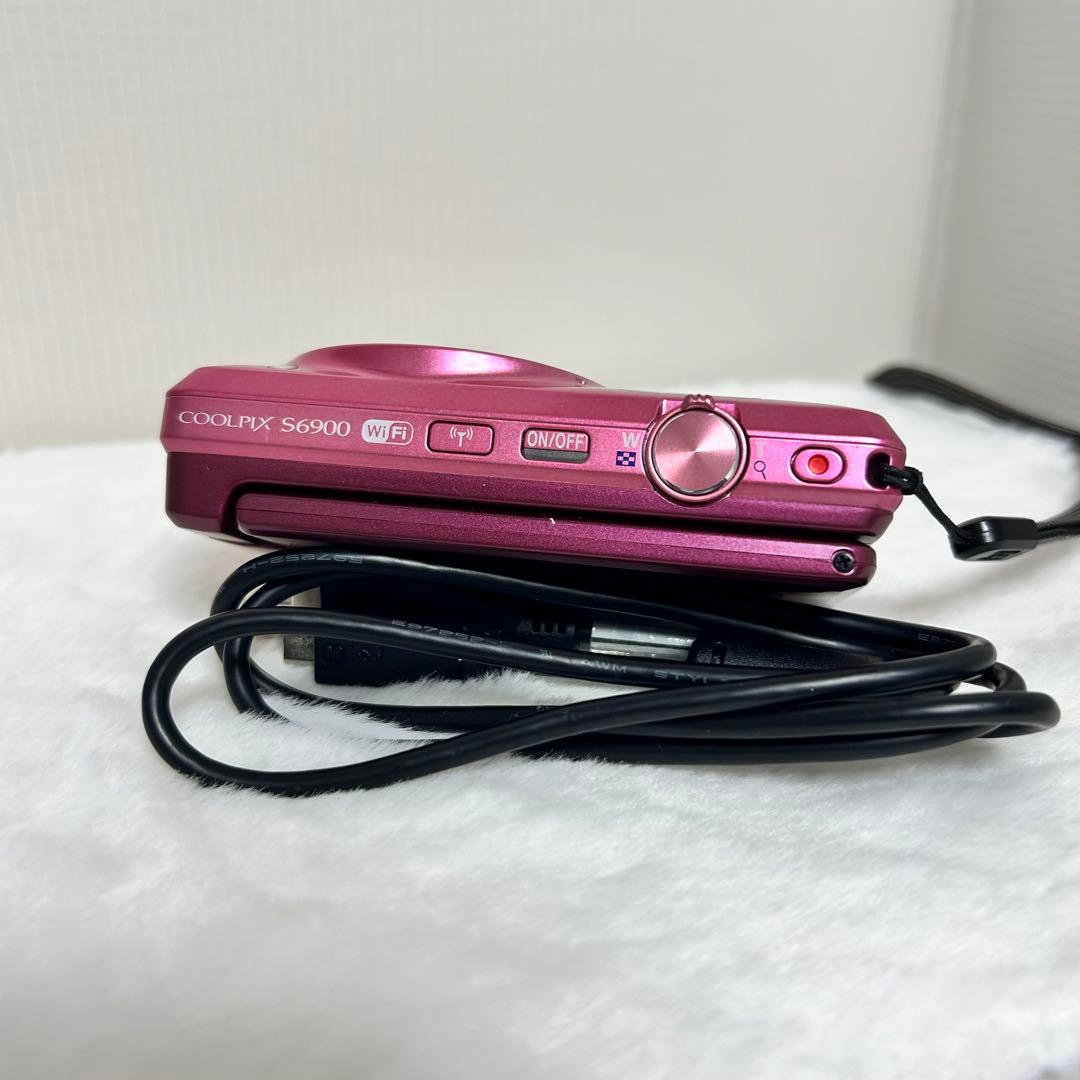 【中古品】Nikon COOLPIX s6900 グロッシーピンク
