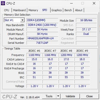 SK Hynix デスクトップ用 DDR4メモリ 16GB×2枚=計32GB