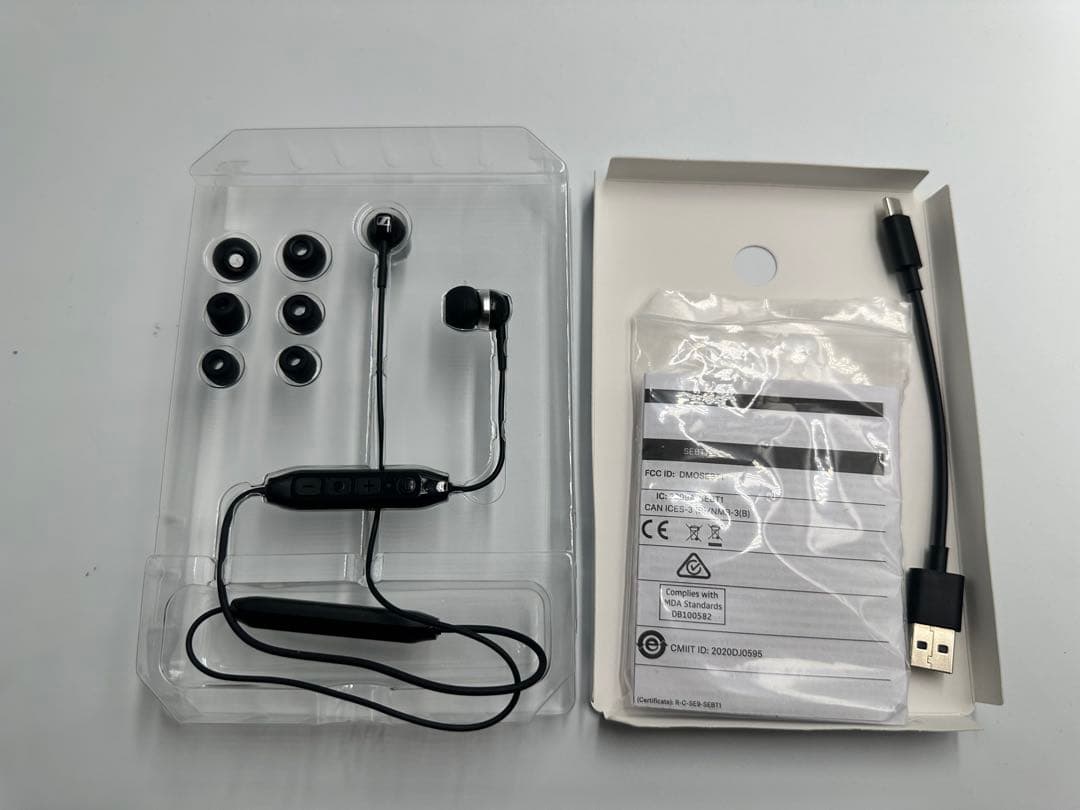 美品Sennheiser CX 350BT ワイヤレスイヤホン