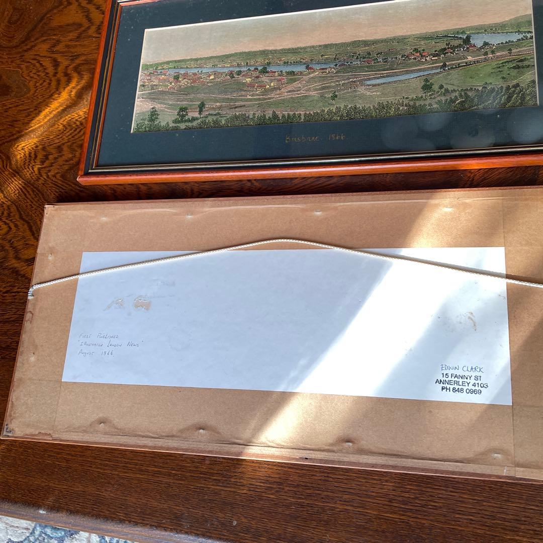 AUSTRALIA BRISBANE1864年・1866年 風景画セット