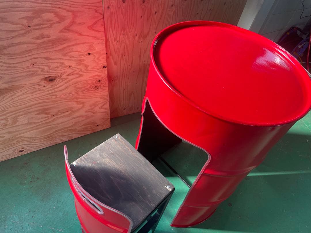 ドラム缶チェアー＆テーブル