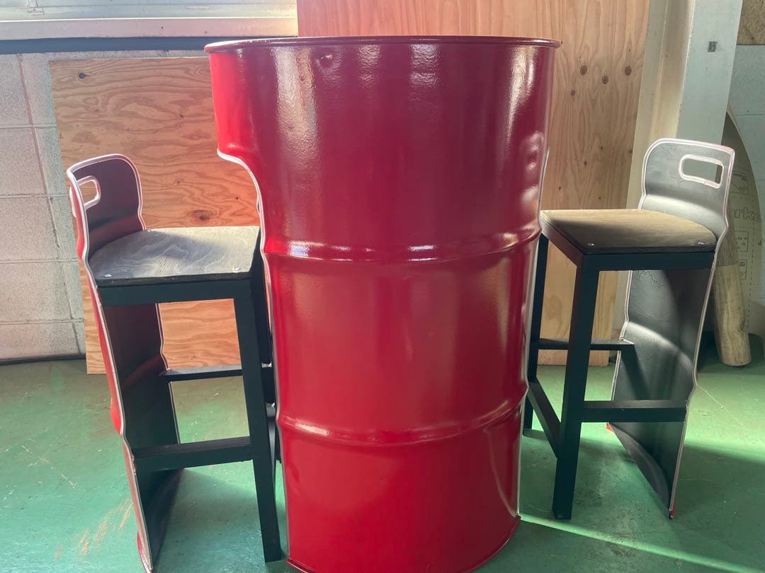 ドラム缶チェアー＆テーブル