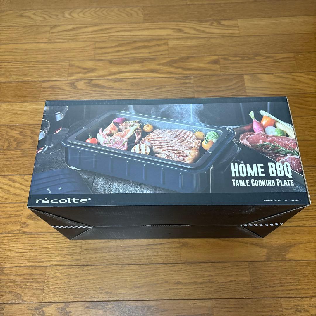 【新品未使用】récolte ホームバーベキュー　たこ焼き器　深鍋