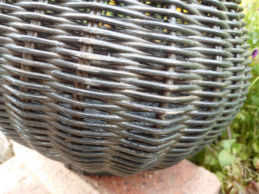 籐かご　小物入れ　トマト&ナスのセット