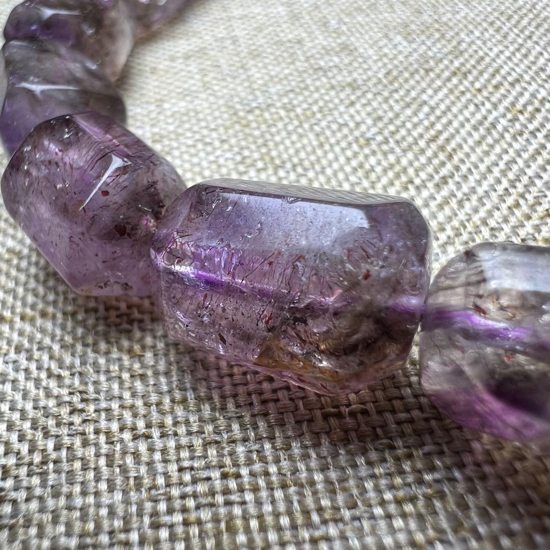 【710033】スーパーセブン タンブル型 10mm*14mm ブレスレット