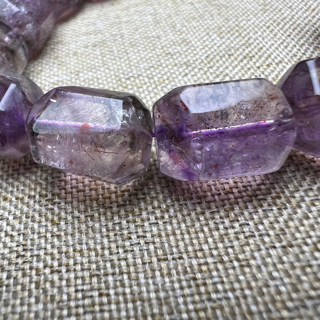 【710033】スーパーセブン タンブル型 10mm*14mm ブレスレット