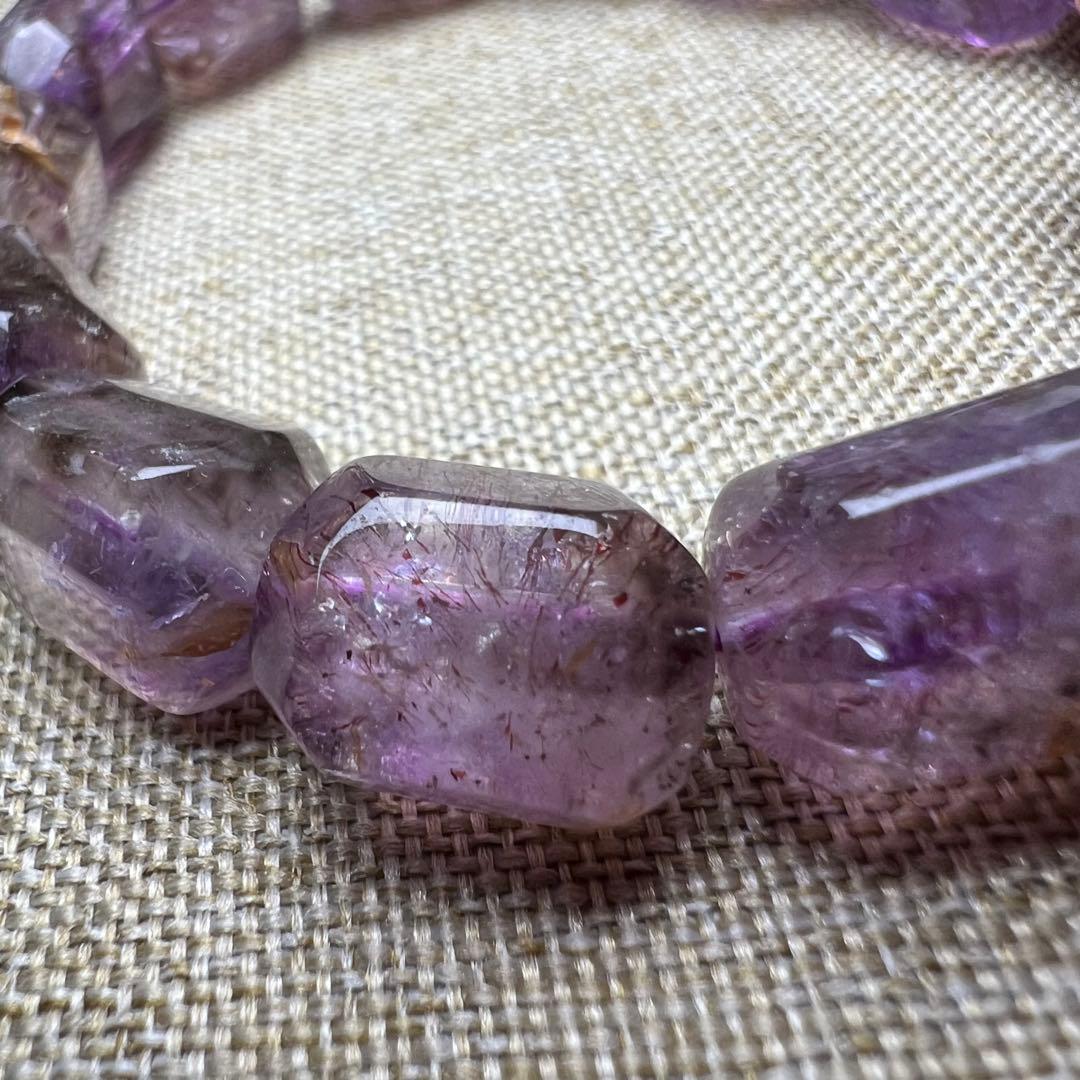 【710033】スーパーセブン タンブル型 10mm*14mm ブレスレット