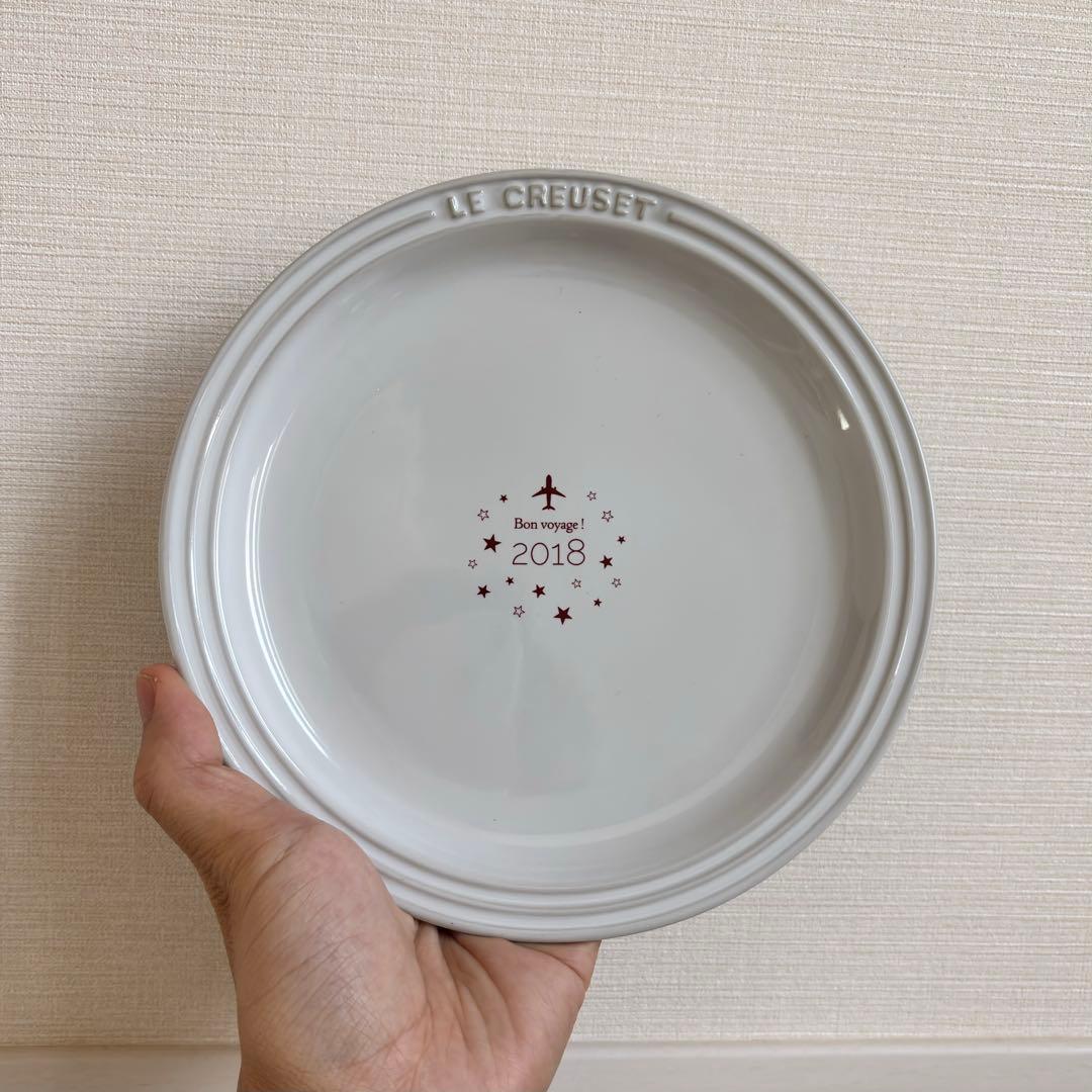 【激レア】LE CREUSET プレート 2018年限定品 紅白 2枚セット