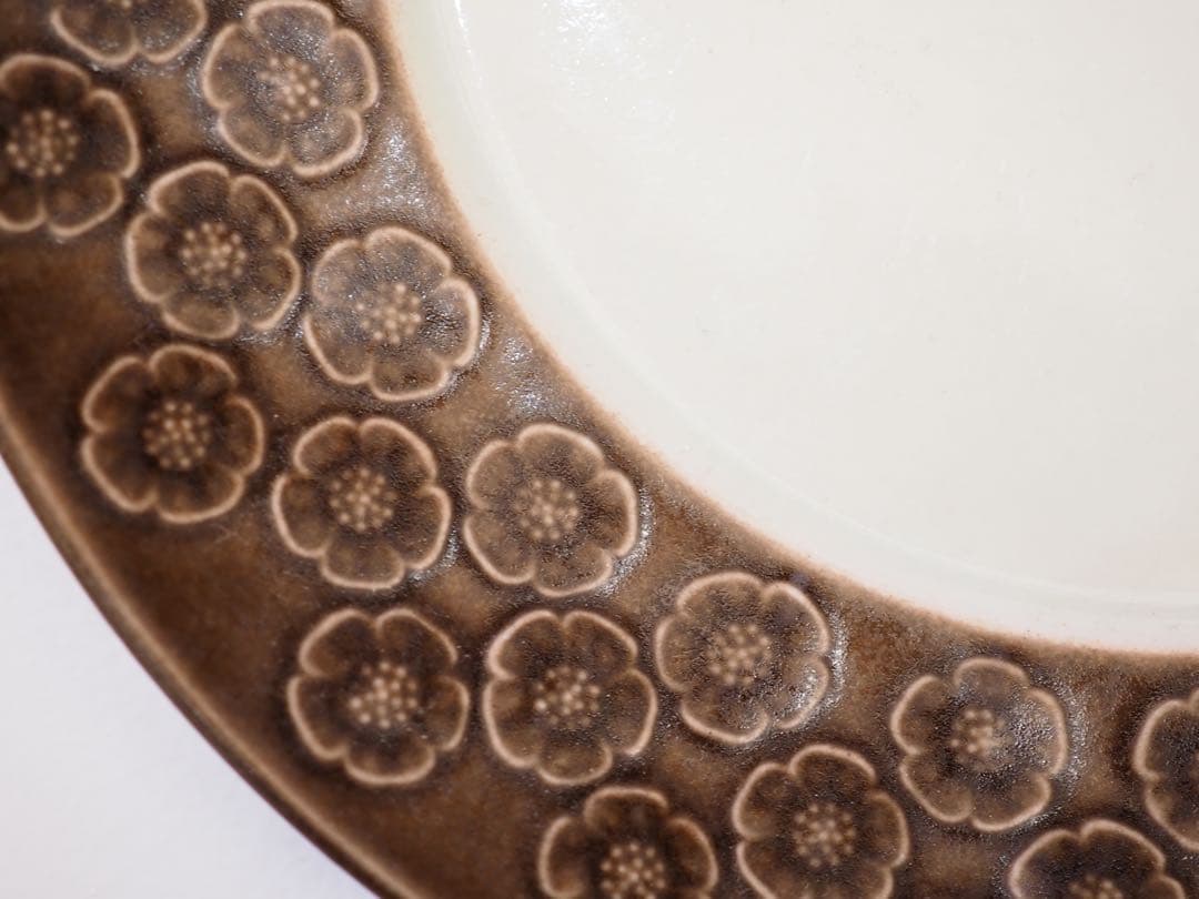 デンマーク　クイストゴー　ウンブラ　ブラウン　アズール　21cmプレート