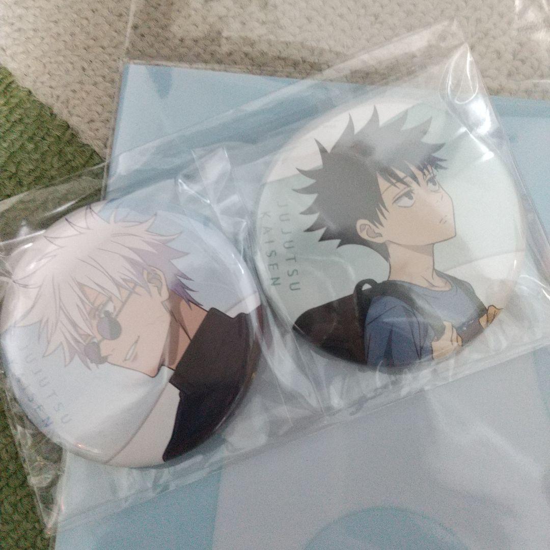 呪術廻戦 「呪術廻戦０&懐玉・玉折」クリアファイル &缶バッジ 特典B5ポスター