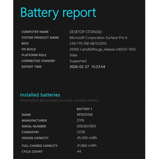 第8世代i5 バッテリ◎ Surface Pro6 オフィス 8GB 2in1