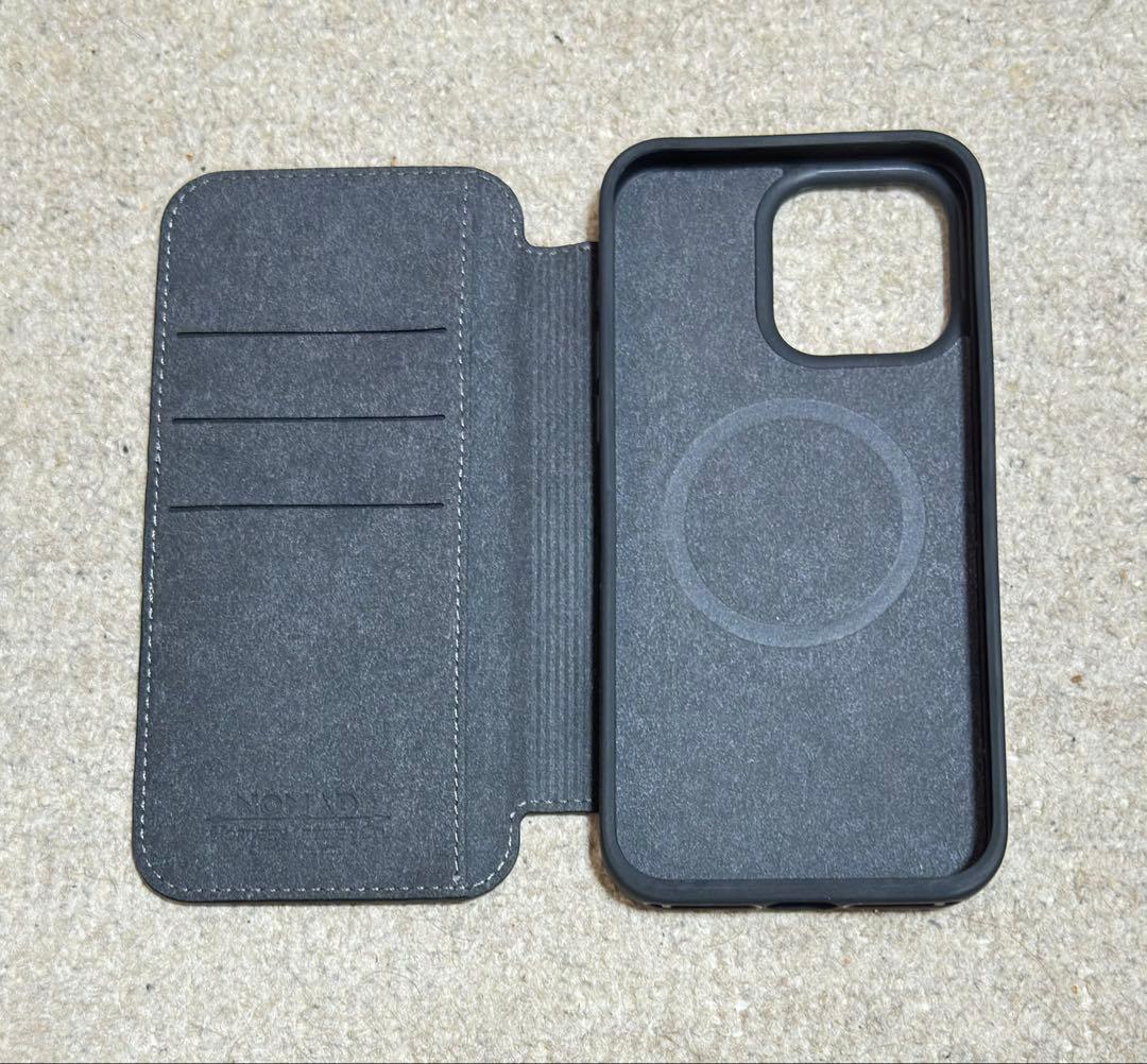 iPhone15 Pro MAX用 NOMAD手帳型レザーケース