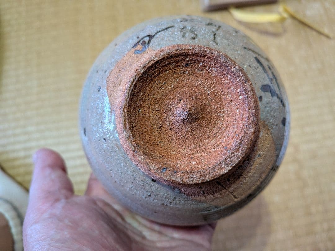 西岡小十　絵唐津　茶碗　無傷・未使用