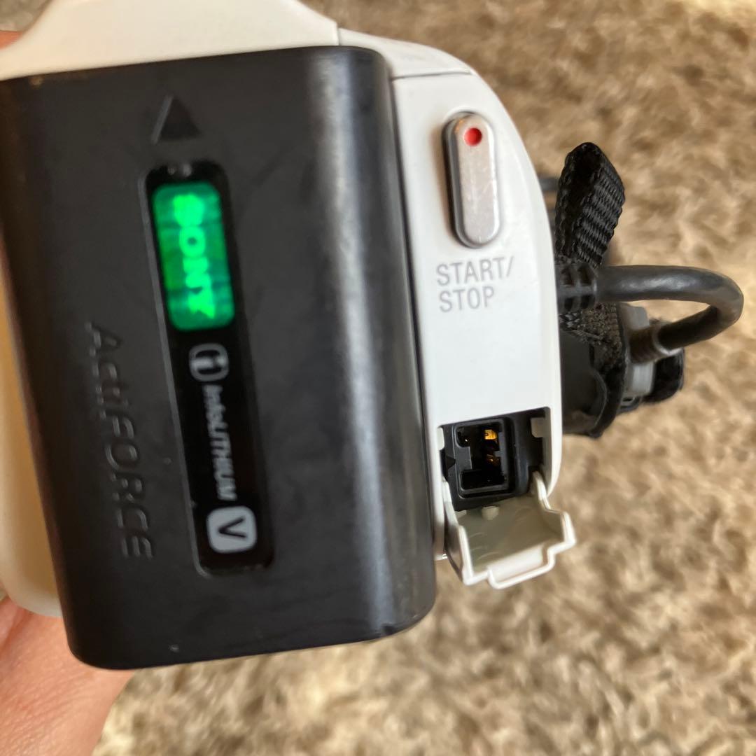 SONY HDR CX485 ホワイト ハンディカムビデオカメラ