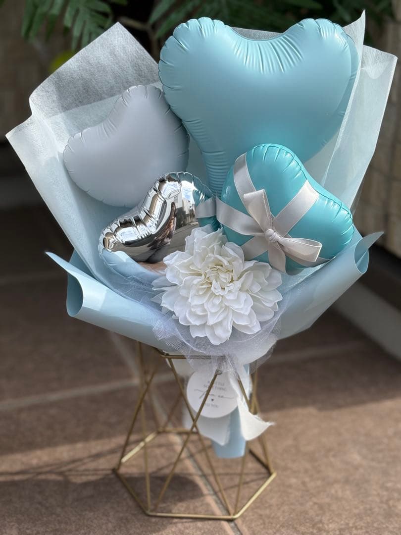 あー　ティファニーテイストバルーン　イエローとピンクに変更　2個