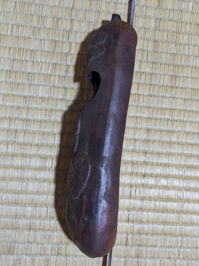 ♦江戸〜明治時代 掛け花 瓜形花器 花入 花活 コレクション 骨董品アンティーク