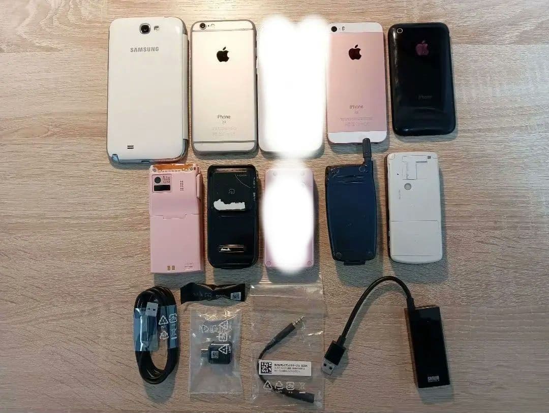 スマートフォン10台ジャンク品セット（Galaxy S4, iPhoneなど）