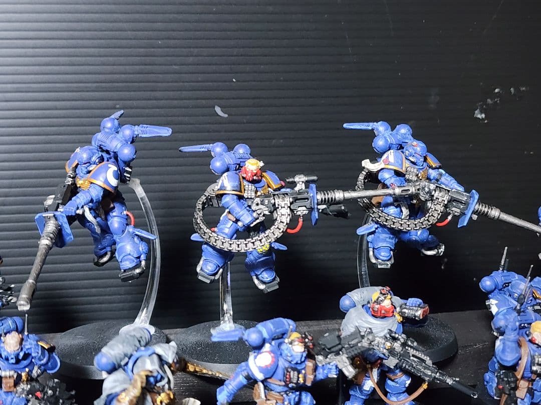 週刊ウォーハンマースペースマリーン全種塗装済み。バラ売り不可。