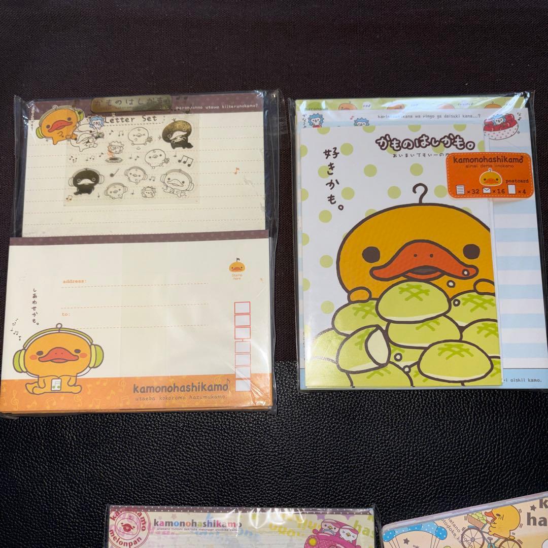 サンエックス　かものはしかも。　メモ用紙セット レターセット　シール