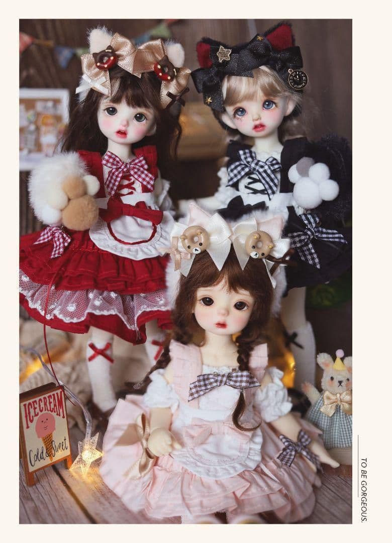 TH13　BJD 衣装 日常 洋服　1/6　ドール 10点セット　ハンドメイ