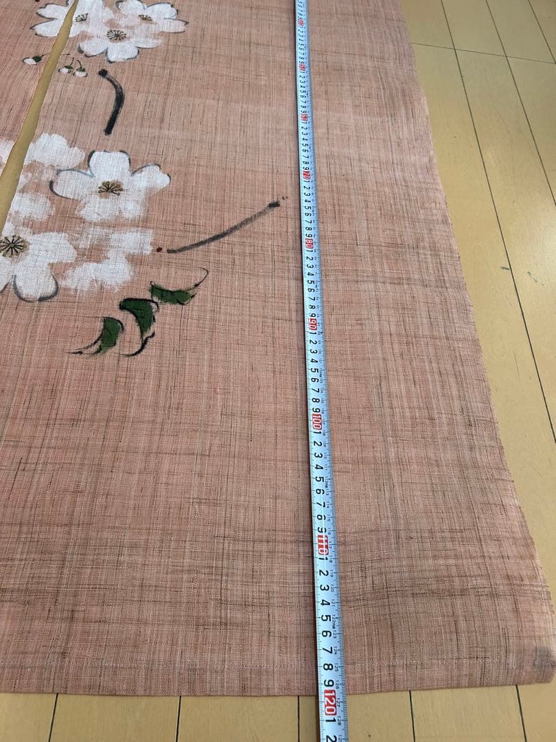 新品未使用　羅工房　麻のれん　暖簾　昭和レトロ