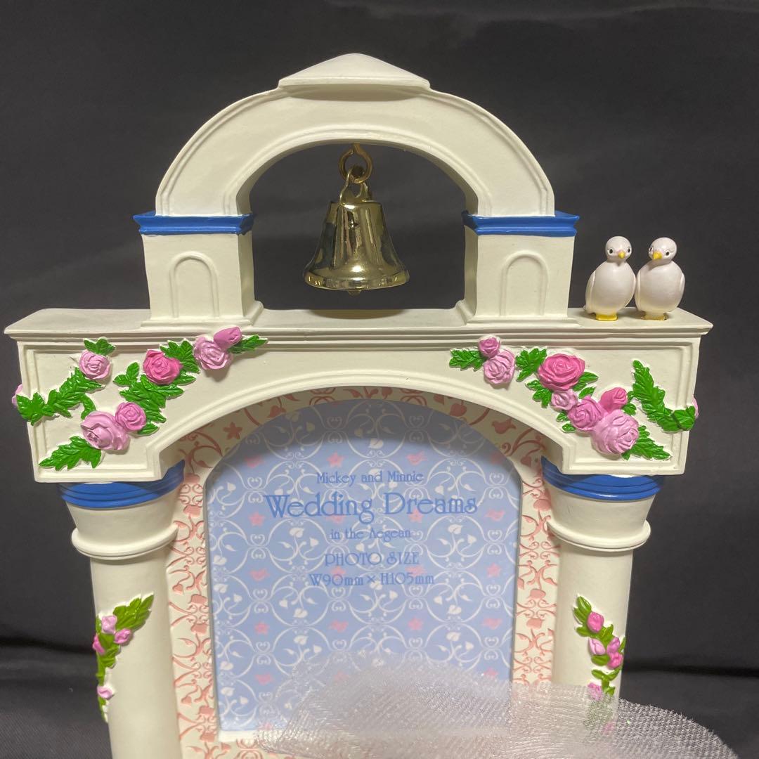未使用　ミッキーミニー　ディズニーランド　ウエディング　写真立　洋装　結婚式