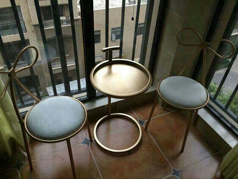 高級サイドテーブル別荘ナイトテーブルリビング